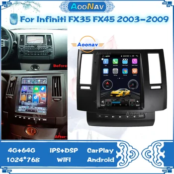 Tesla Stil Android cu Ecran 10.0 Radio Auto Pentru Infiniti FX35 FX45 2002 - 2009 Mașină Multimedia Player Video de Navigare GPS Stereo
