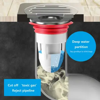Toaletă Deodorant Silicon Core Conducta De Canalizare Inel De Etanșare Mașină De Spălat Ușor Folosi Gadget-Uri De Bucătărie Canalizare Accesorii