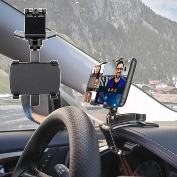 Universal GPS Telefon Mobil de Bord Auto Parasolar montat Stand Clip Leagănul Upgrade Rotație de 360 de Smartphone-Suport Suport Suport