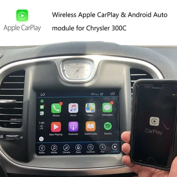 WiFi Wireless Apple Carplay Pentru a se Eschiva de 8.4 inch, Încărcător Ram Challenger Călătorie Durango Android Auto Play Modul Cutie Kit