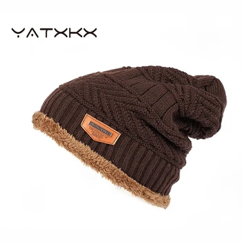 [YaTxKx] Cald Pălării De Iarnă Pentru Femei Tricotate Capac Chelioși Cap Boneta În Aer Liber Pălărie Beanie Capace Pentru Bărbați Bunny